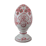 Сувенир "Яйцо пасхальное" резное с крестами (бел., роспись краской)