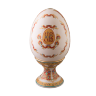 Яйцо пасхальное "Подарочное" (бел., вид цветной, орнамент, отводка золотом, Спас на Крови)
