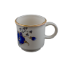 Чашка малая (бел., синий мак, отводка золотом)