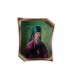 Икона на фарфоровом свитке (Св. Феофан Затворник Вышенский)