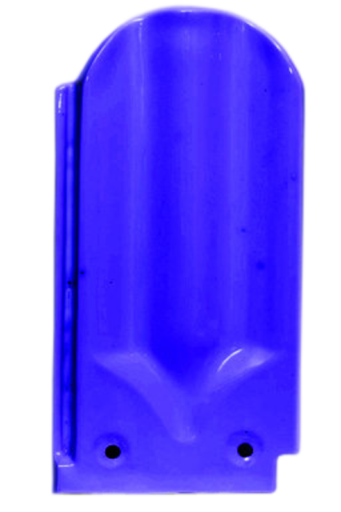 Черепица коньковая фарфоровая (синяя)