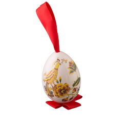 Яйцо пасхальное большое подвесное (бел., Райская птица, луговая)