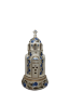 Сувенир "Храм-лампада" большой (бел., роспись краской, роспись золотом, колокольчики)