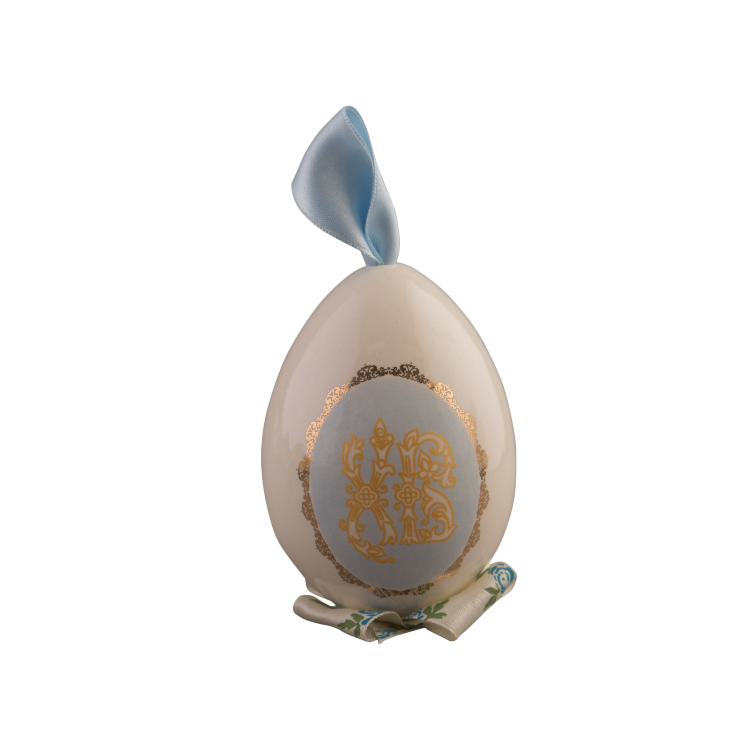 Яйцо пасхальное большое подвесное (бел., вид коричневый Валаам, ХВ)