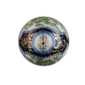 Яйцо пасхальное большое (бел., роспись экслюзив+кобальт, золото, Цветущая ветка)