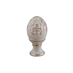 Яйцо пасхальное малое рельефное (бел., Миндаль, роспись золотом)