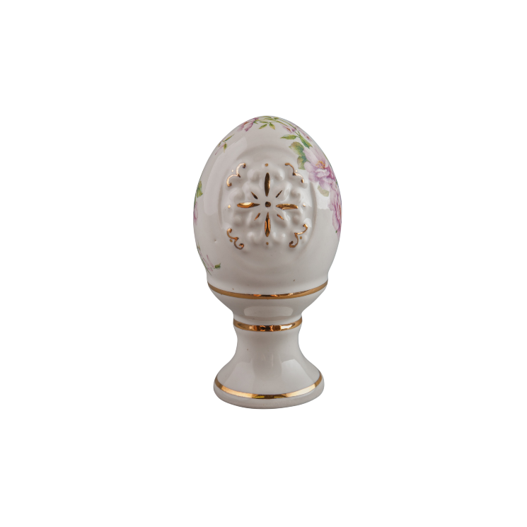 Яйцо пасхальное малое рельефное (бел., Миндаль, роспись золотом)