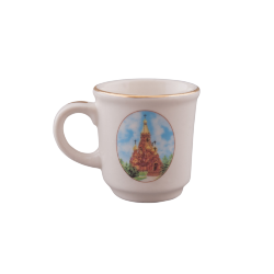 Чашка Малыш (бел., вид цветной, отводка золотом, Крестовоздвиженский собор г. Лесосибирск)