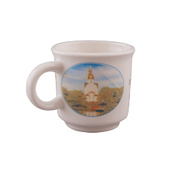 Чашка малая (бел., вид цветной, Храм св. апп. Петра и Павла г.Сестрорецк)