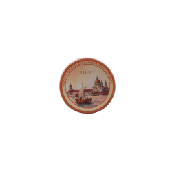 Магнит круглый (бисквит, 300 лет Александро-Невской Лавре)