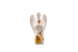 Сувенир "Ангел" средний (бел., луговая, отводка золотом)