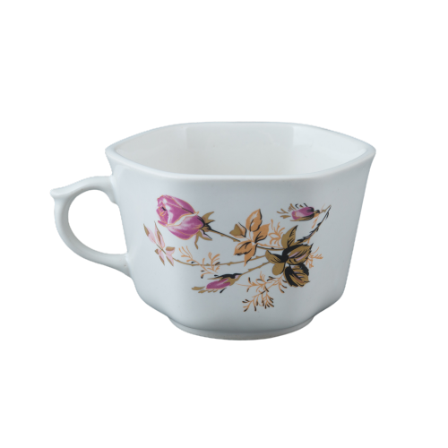 Чашка гранёная (бел., пурпурная роза)