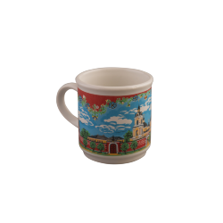 Чашка кофейная (бел., вид цветной, Покровский монастырь)