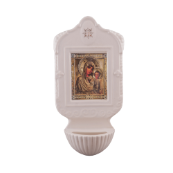 Киот подвесной средний (бел., икона+крест, Казанская икона Божией Матери)